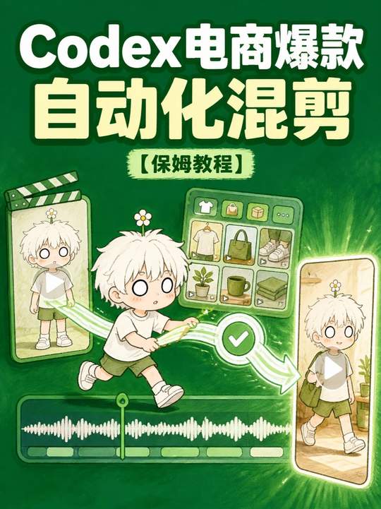 vibecoding 大赏:如何用 Codex 实现电商混剪自动化-小妖客栈